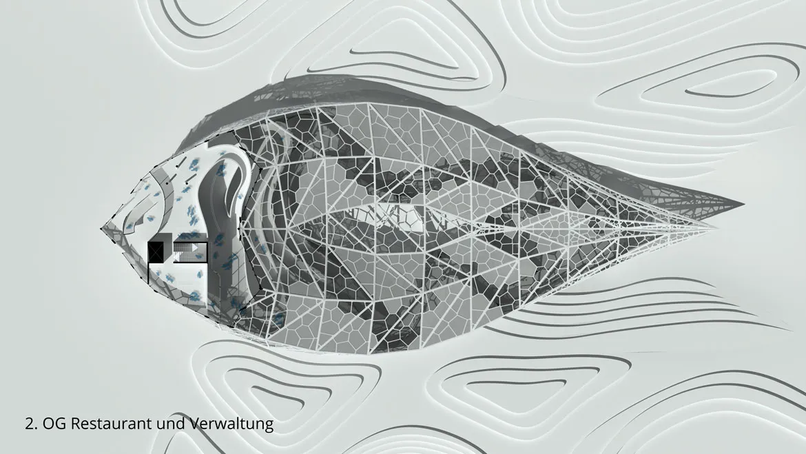 Future Crystal Palace: Grundriss Obergeschoss