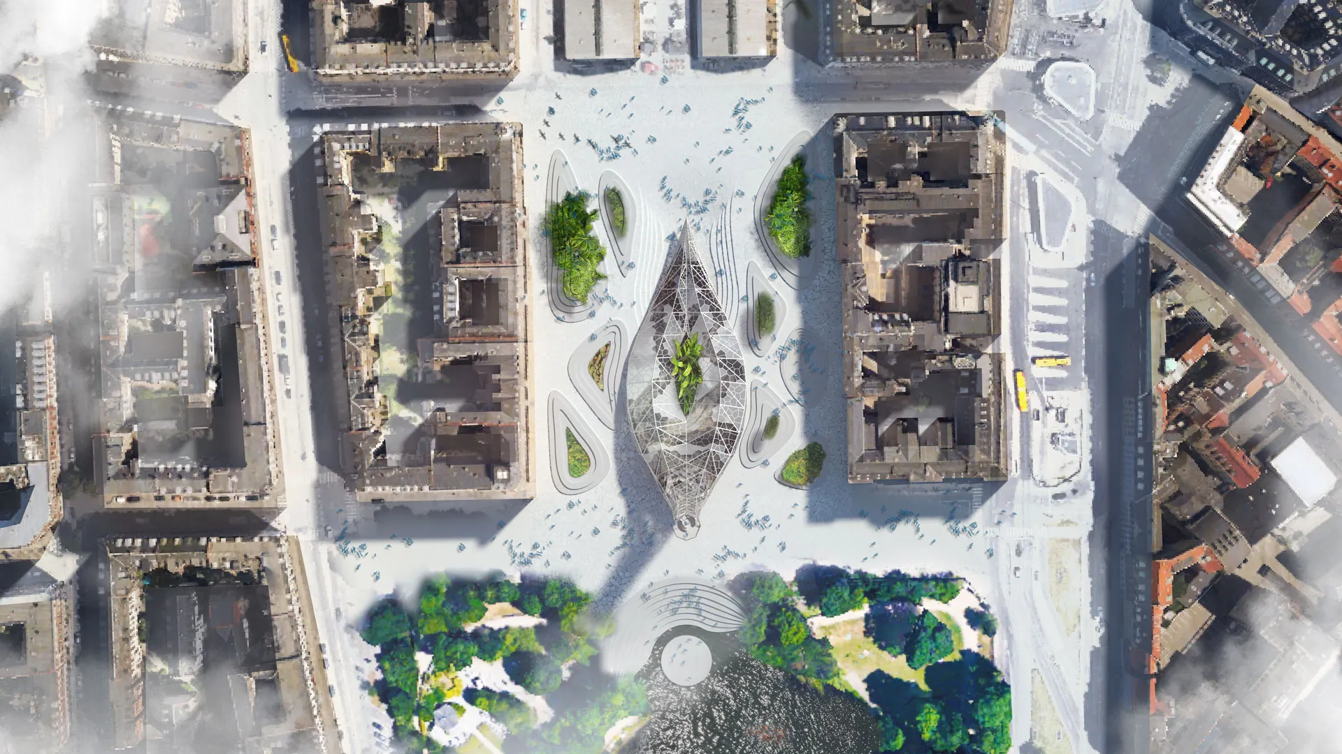 Future Crystal Palace: Lageplan in Kopenhagen