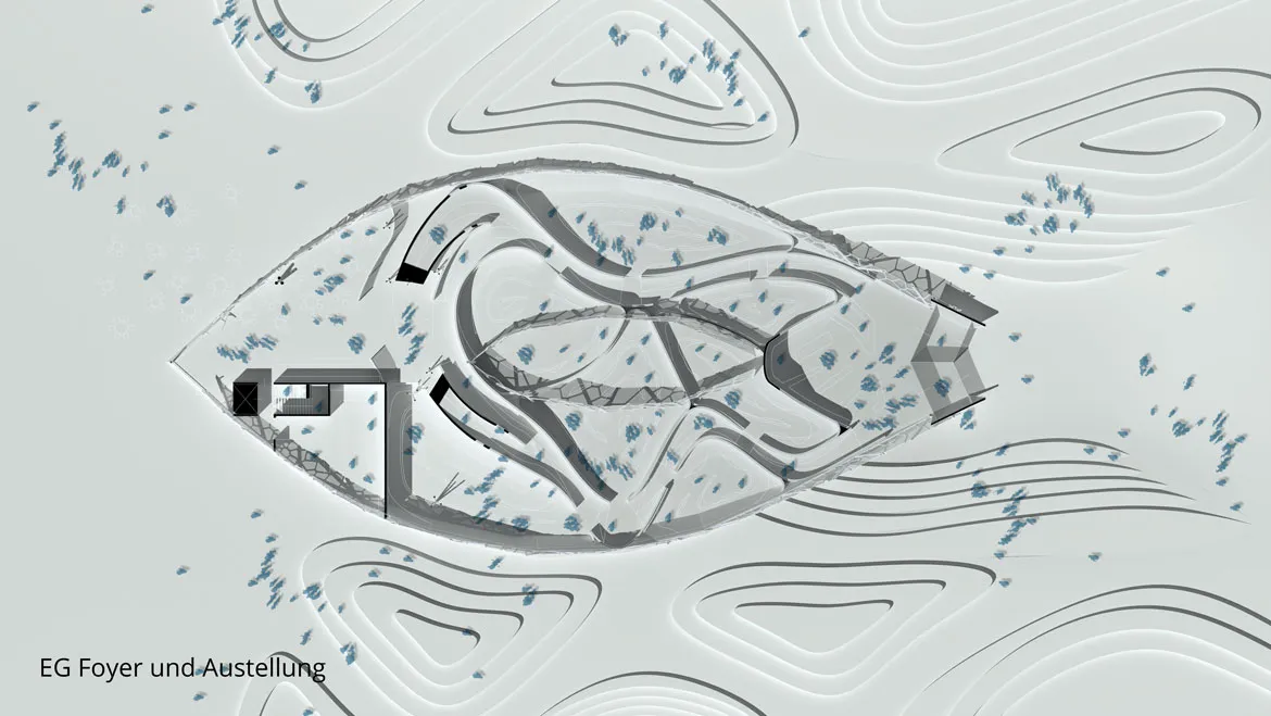 Future Crystal Palace: Grundriss Untergeschoss