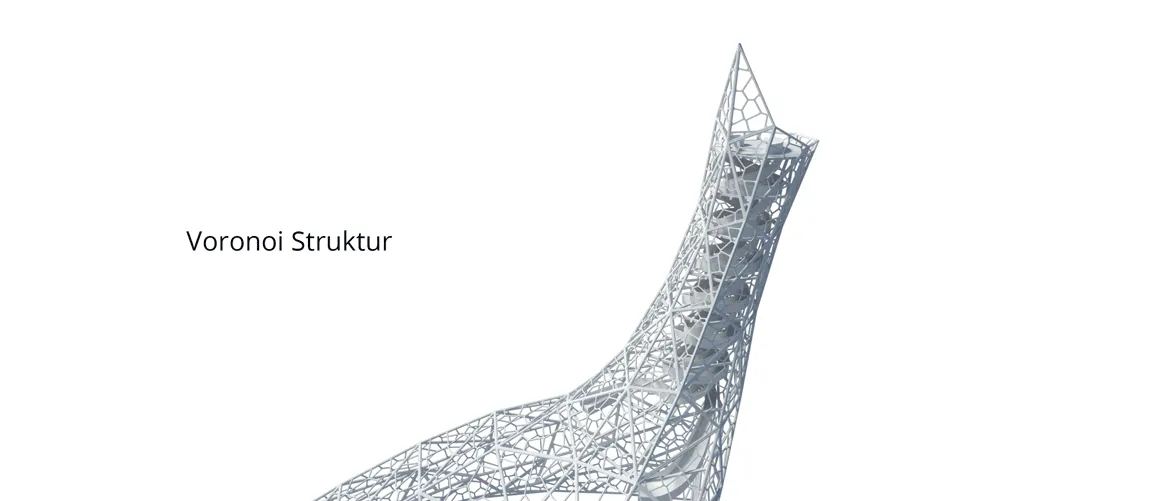 Future Crystal Palace: Tragwerk, Schritt 4 – Voronoi-Struktur