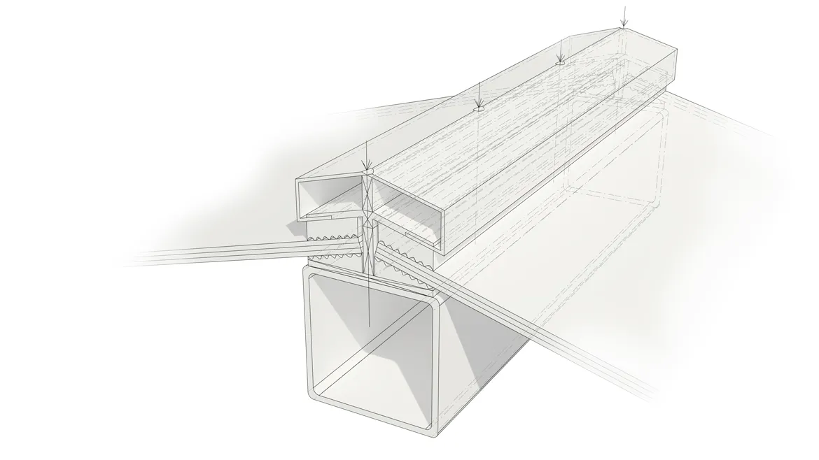 Future Crystal Palace: Konstruktionsdetail Scheiben