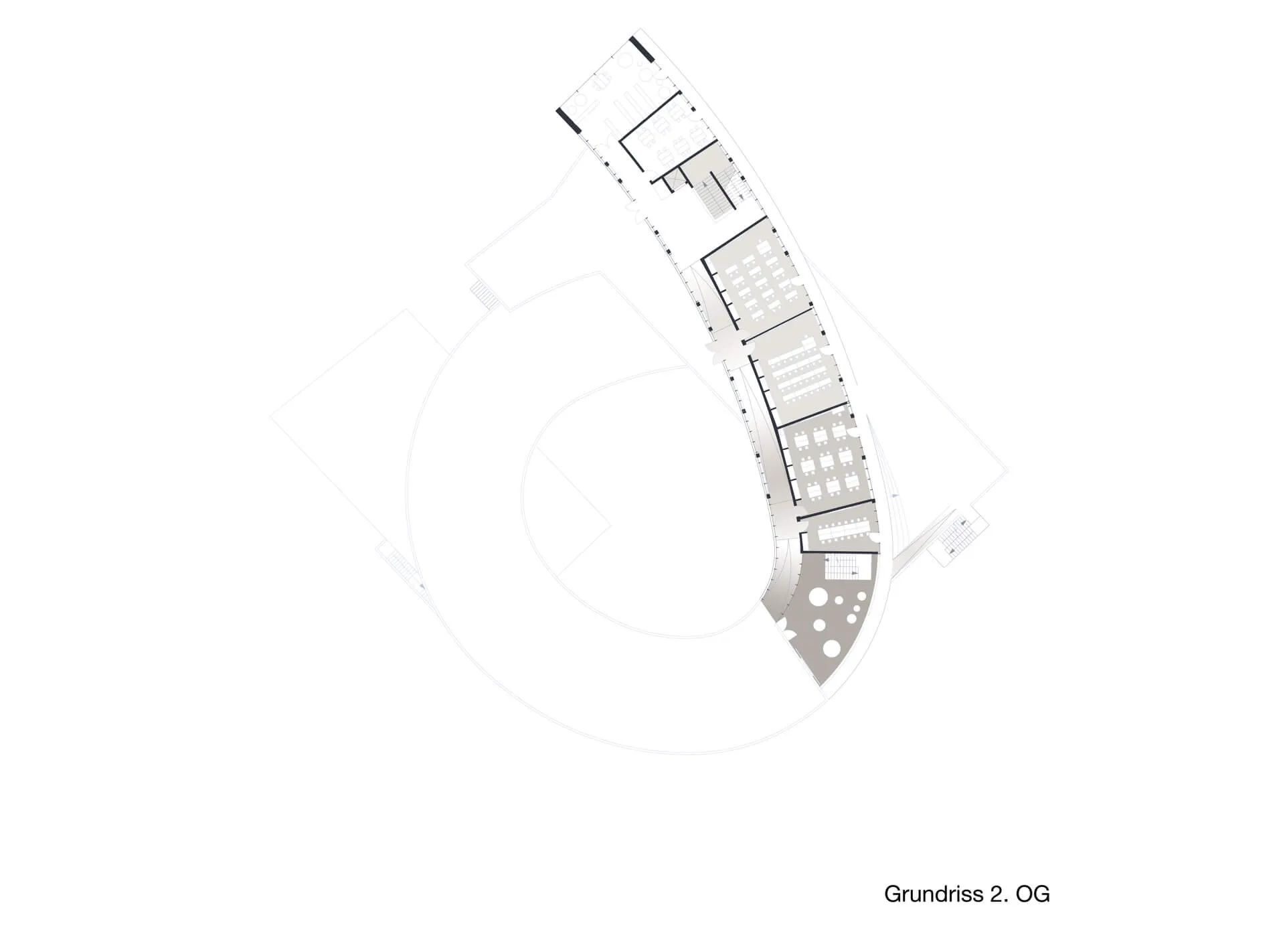 Grundschule Biberach: Grundriss 2. Obergeschoss