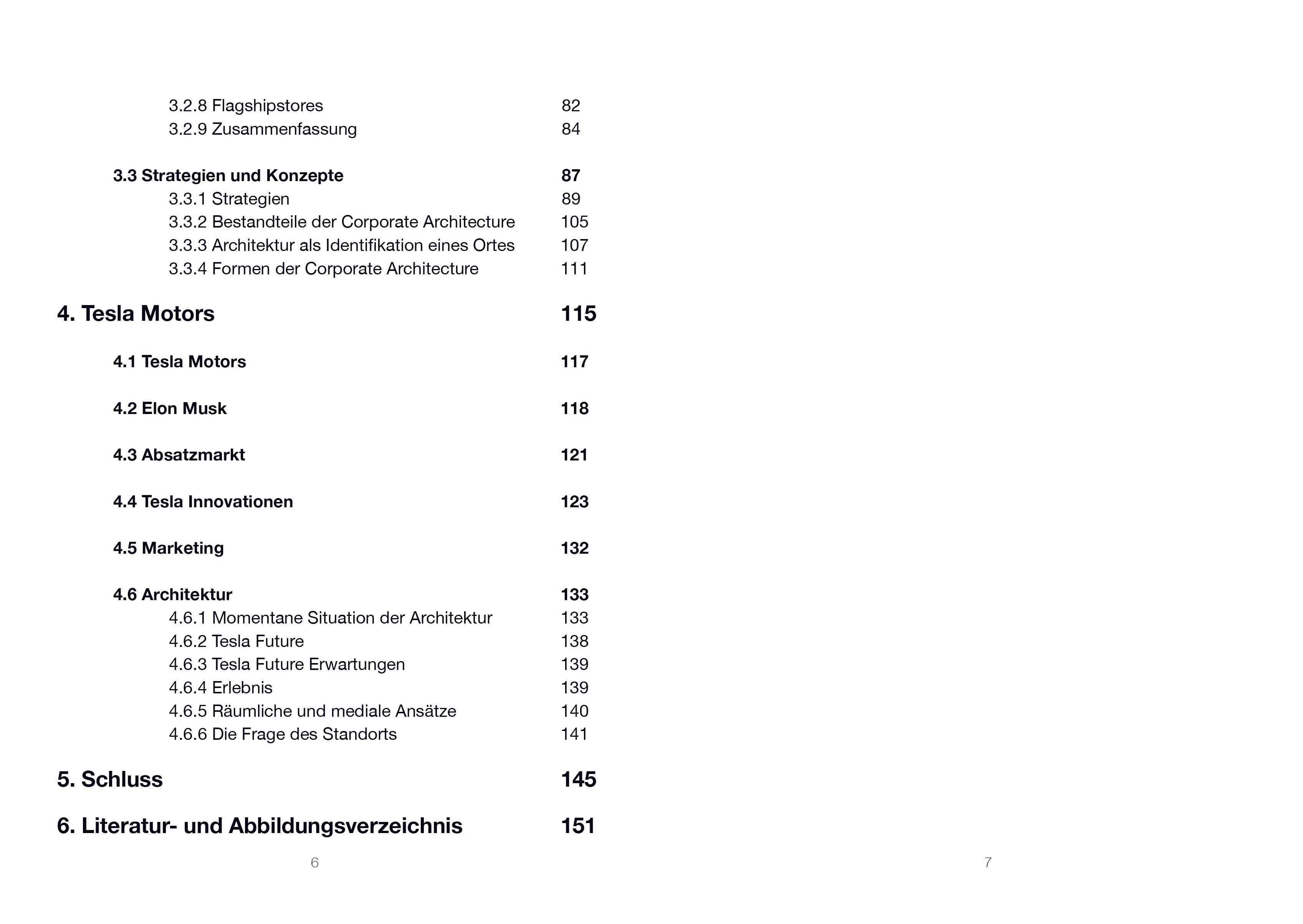 Masterarbeit „Corporate Architecture“: Doppelseite aus der Einleitung